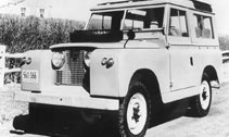 Classic car Rover's famous Land Rover