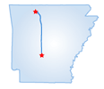 Driving route map
