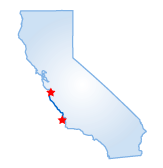 Driving route map