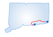 Driving route map