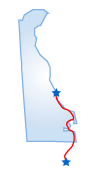 Driving route map