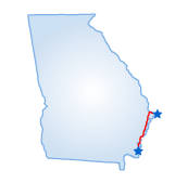 Driving route map