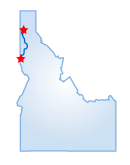 Driving route map