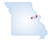 Driving route map