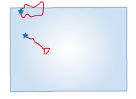 Driving route map